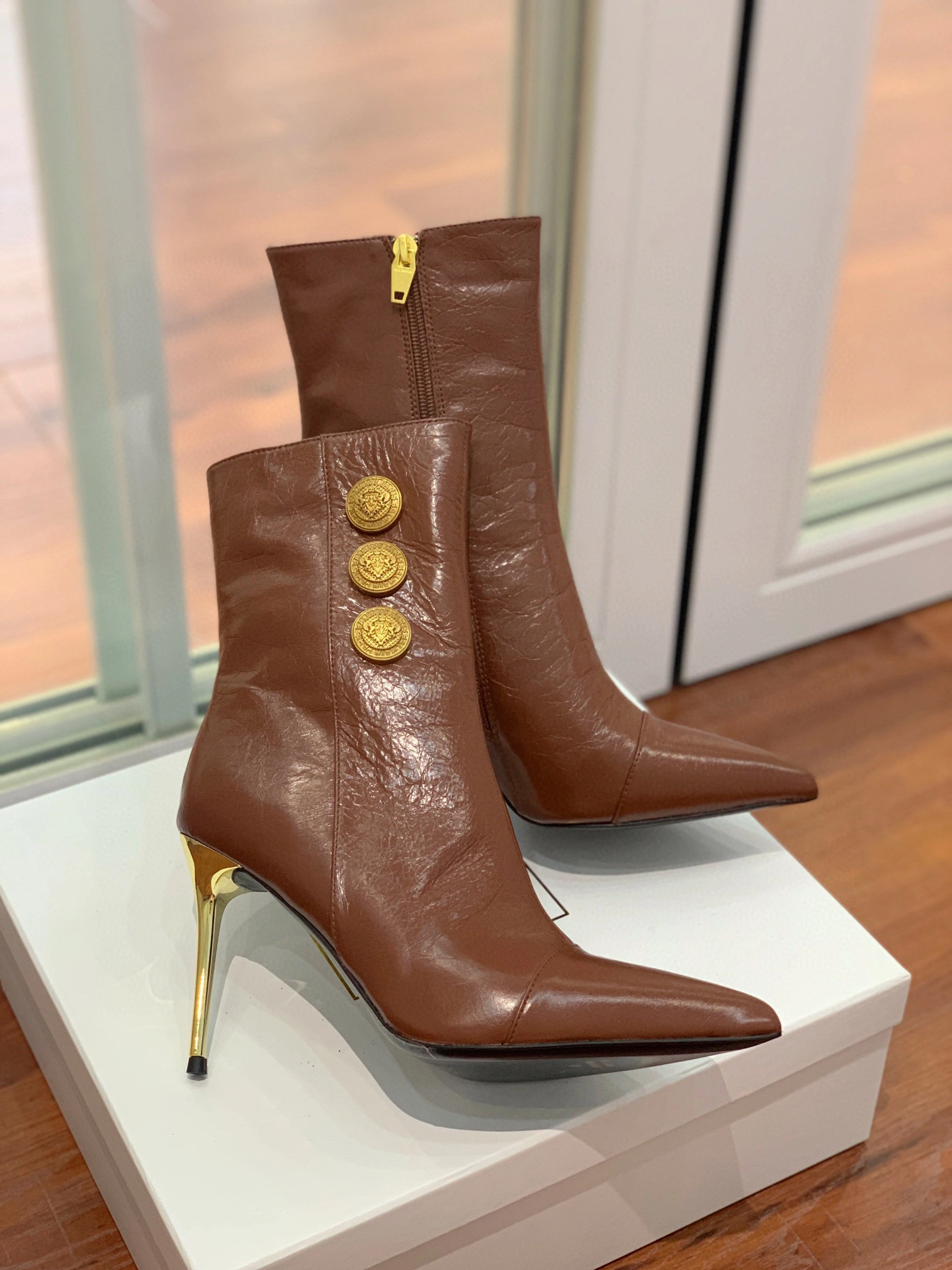 coco- Heel height10.5CM cowhide item:B-X602J2547